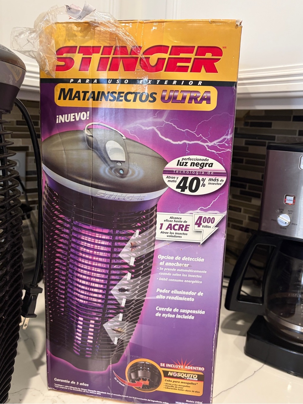 Stinger Matainsectos Ultra Mosquito Killer - Purple/Black